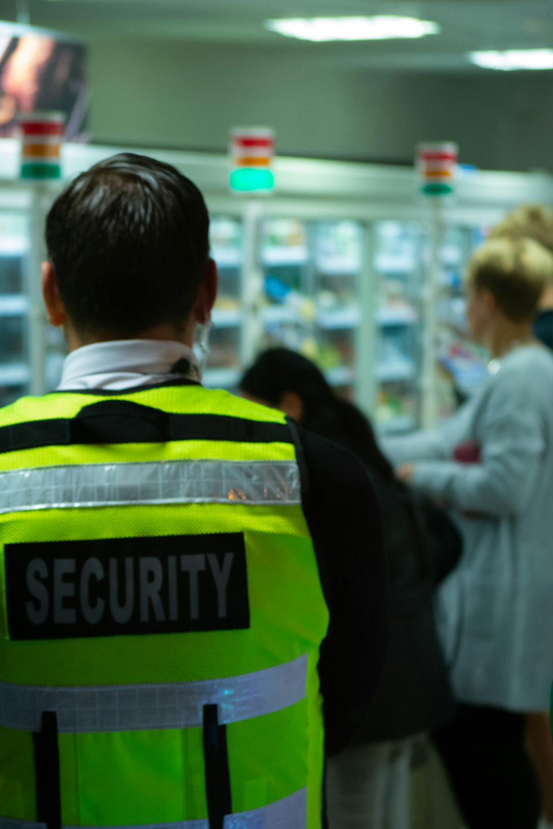 Personal de seguridad en servicio